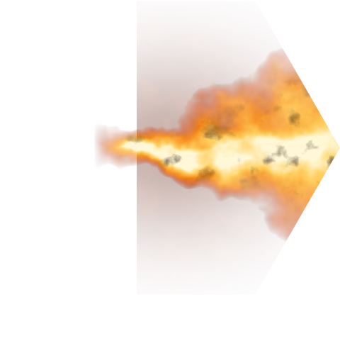 lava flowing lower right